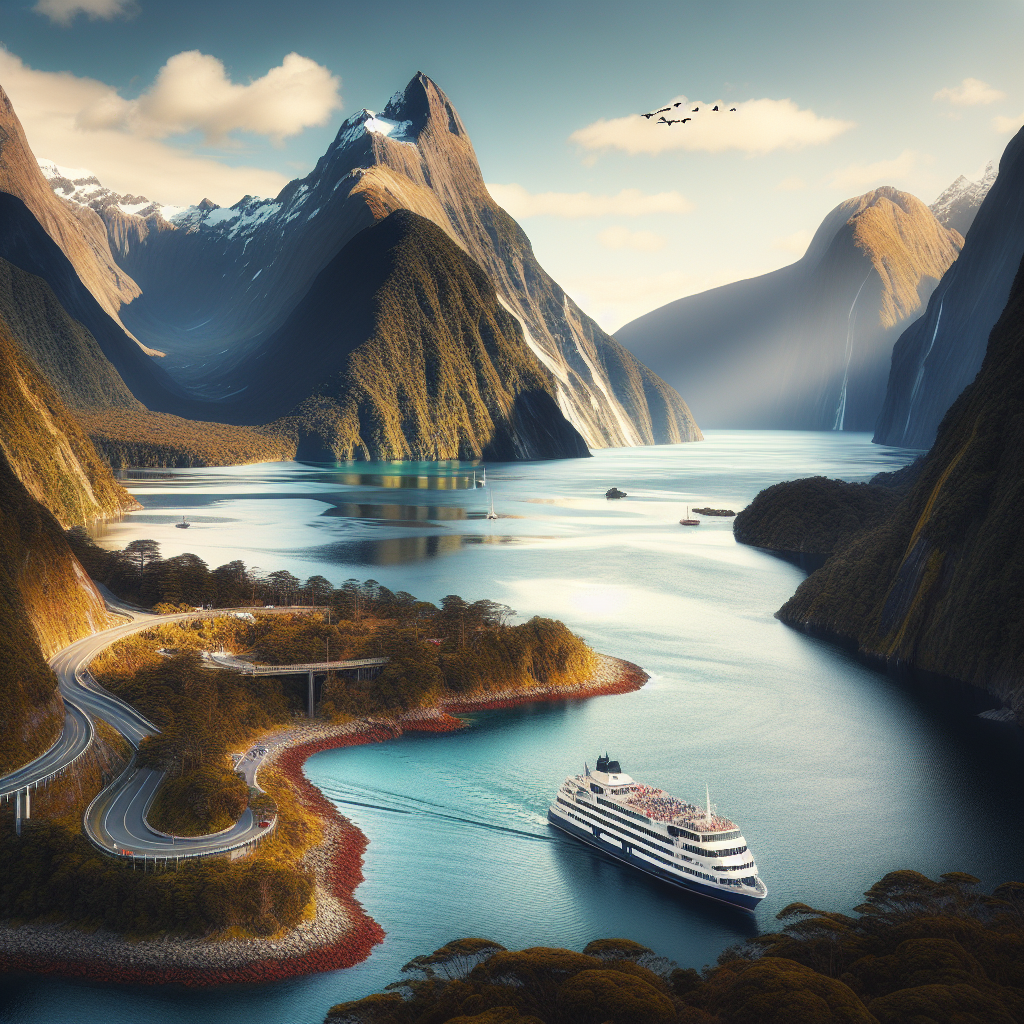 Cruising through Milford Sound