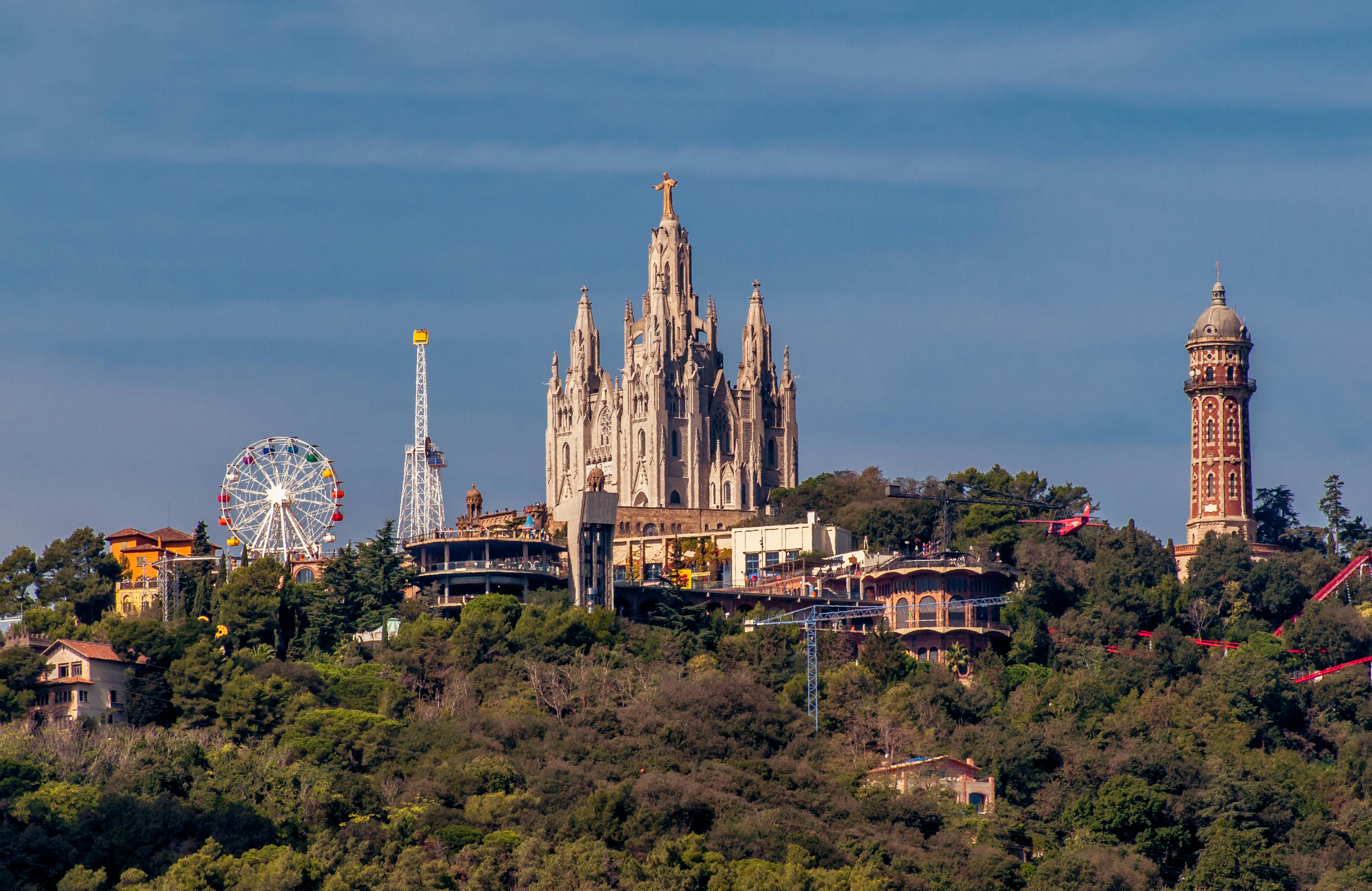 Panoramic views from Tibidabo.